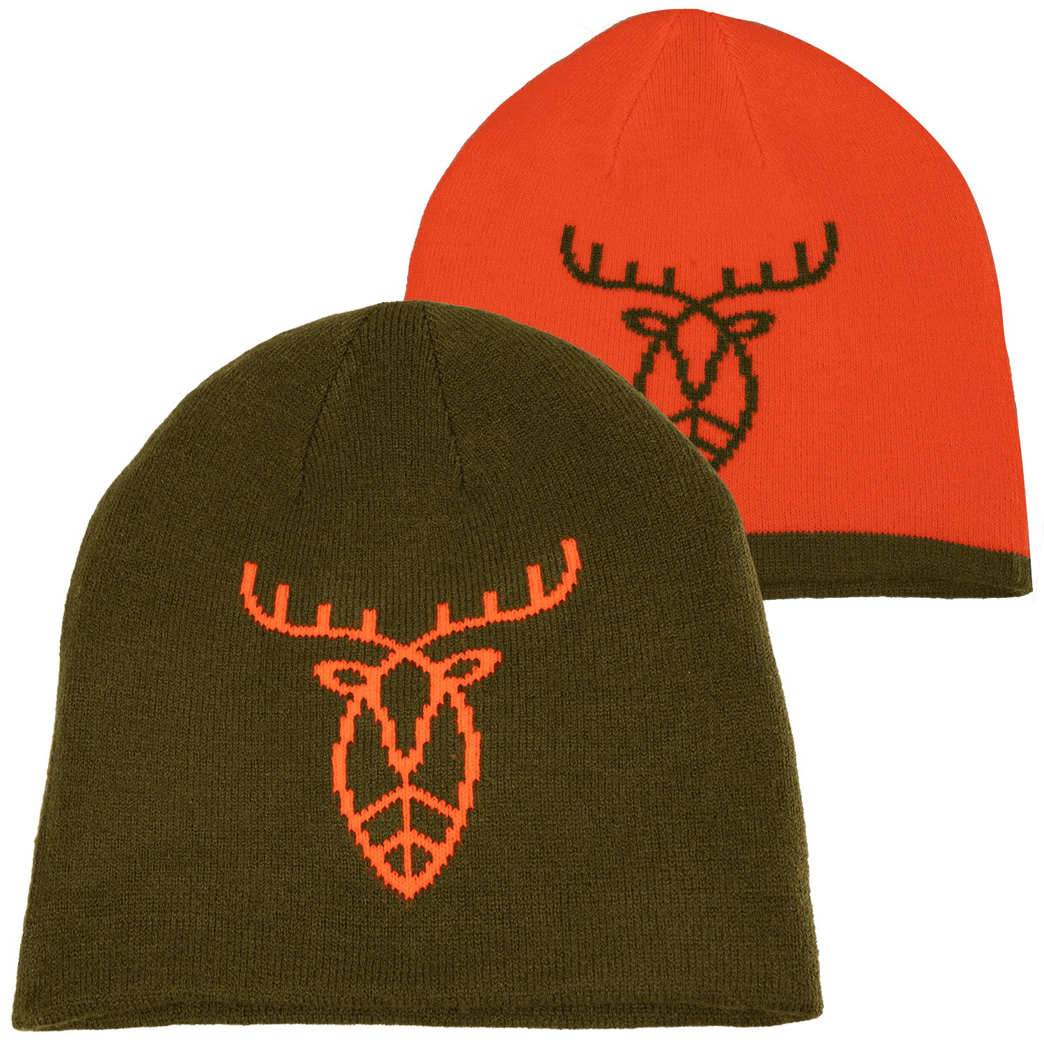 Pirscher Gear reversible beanie (green/orange)